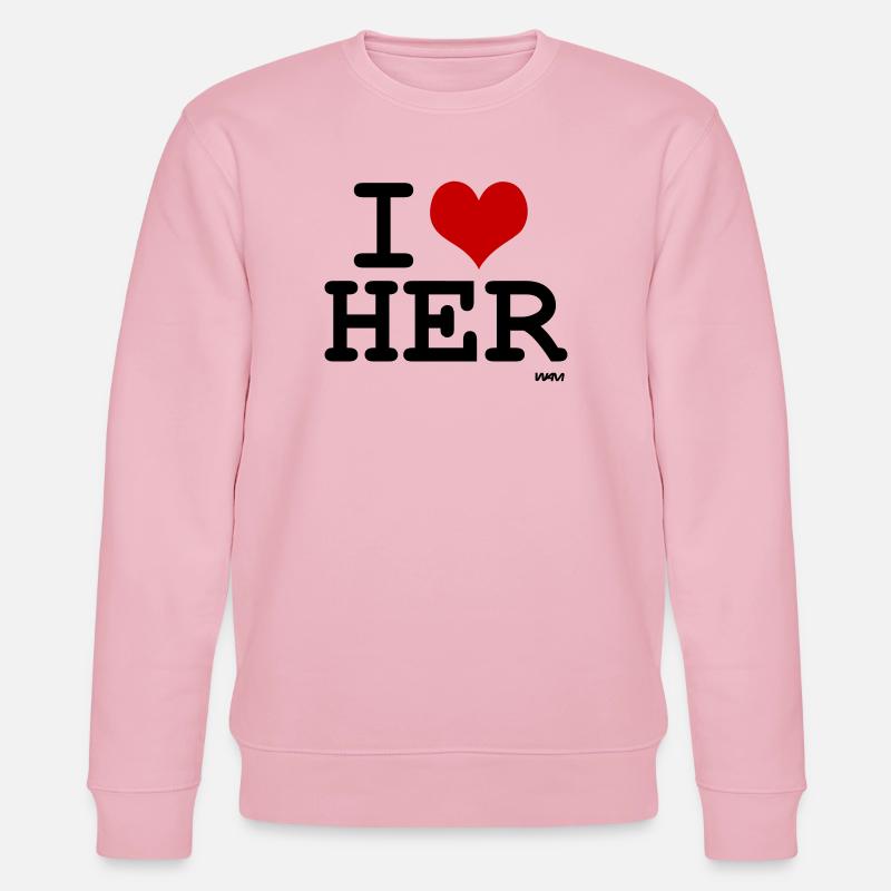 Je l'aime par wam - Sweat bio CHANGER Stanley/Stella Unisexe - rose pâle