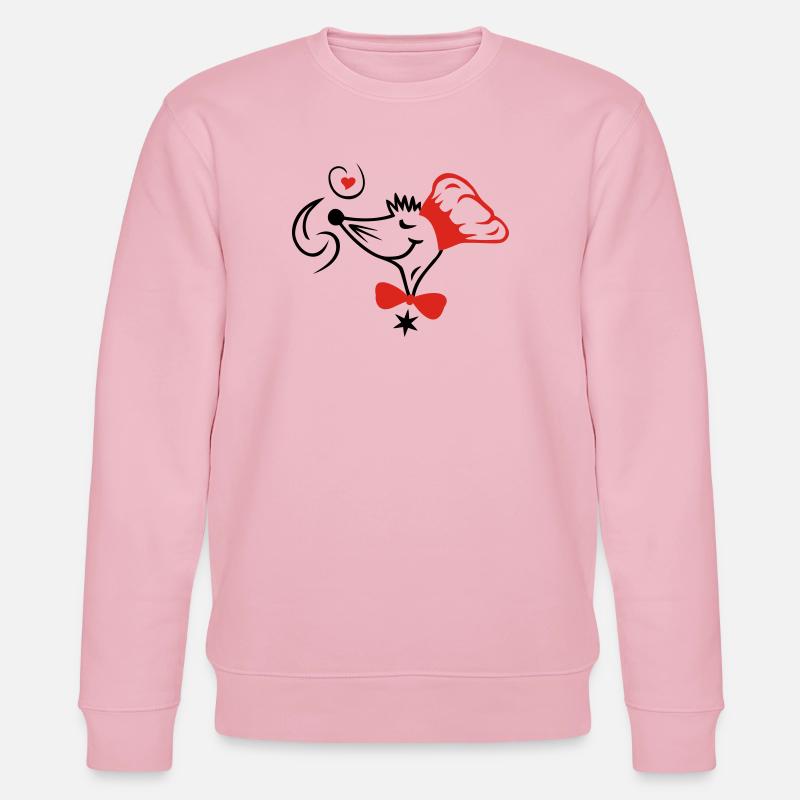 Sternekoch, backen, Koch - Stanley/Stella Unisex Bio-Sweatshirt CHANGER  - Hellrosa