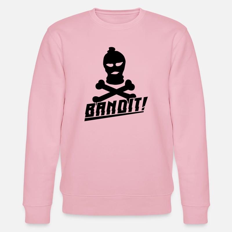 bandit skimaske - Stanley/Stella Unisex Bio-Sweatshirt CHANGER  - Hellrosa