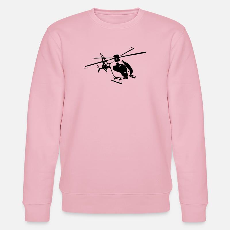 Schirm - Luftrettung - Stanley/Stella Unisex Bio-Sweatshirt CHANGER  - Hellrosa