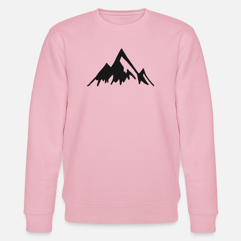 mountain - Stanley/Stella CHANGER Unisex Organic Sweatshirt - cotton pink