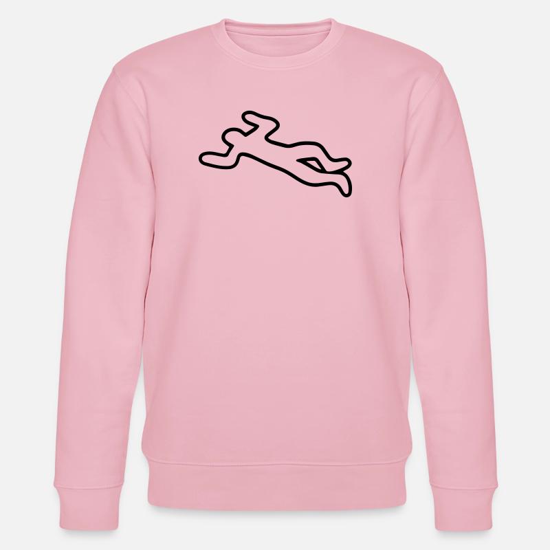 Leiche - Stanley/Stella Unisex Bio-Sweatshirt CHANGER  - Hellrosa