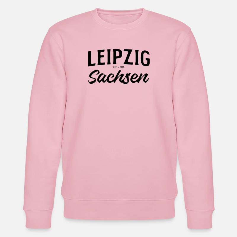 Leipzig Sachsen Design with founding year - Stanley/Stella CHANGER Unisex Organic Sweatshirt - cotton pink