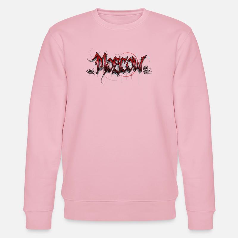 Moscow - Stanley/Stella Unisex Bio-Sweatshirt CHANGER  - Hellrosa