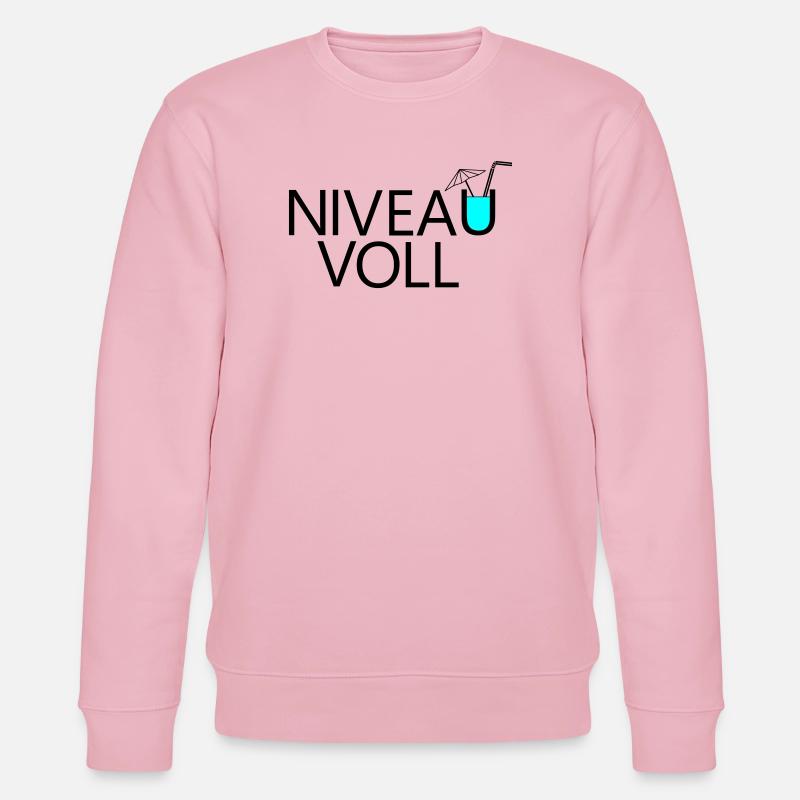 Niveau complet - Sweat bio CHANGER Stanley/Stella Unisexe - rose pâle