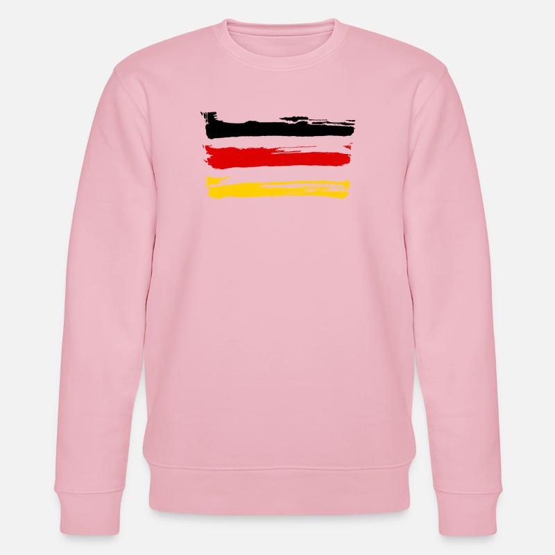 Saksa - Stanley/Stella CHANGER unisex luomu-collegepaita - vaaleanpunainen
