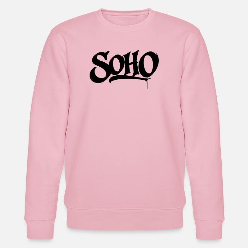 Soho Graffiti Shirt Design - Stanley/Stella Unisex Bio-Sweatshirt CHANGER  - Hellrosa