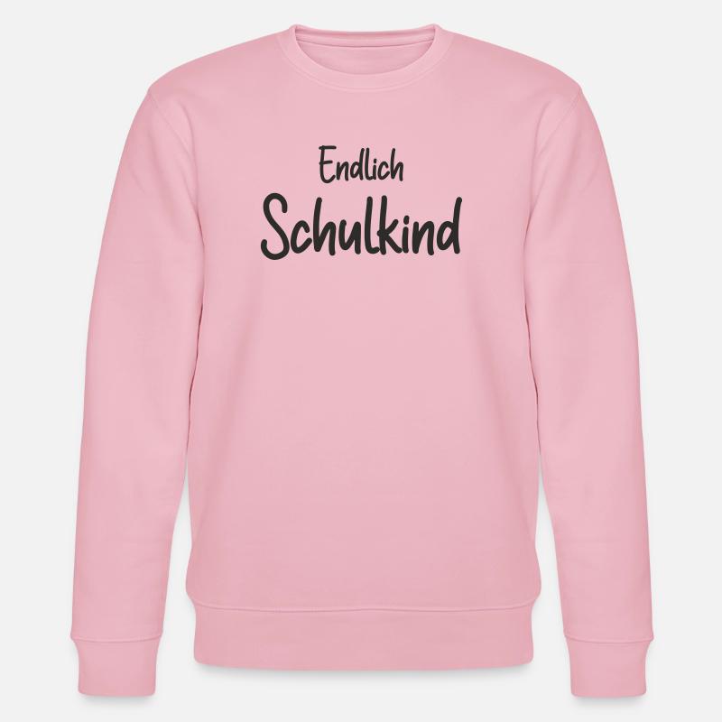 Endlich Schulkind - Einschulung Erstklässler - Stanley/Stella Unisex Bio-Sweatshirt CHANGER  - Hellrosa