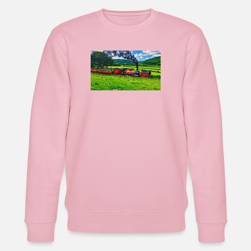 Vallée de Rheidol - Sweat bio CHANGER Stanley/Stella Unisexe - rose pâle