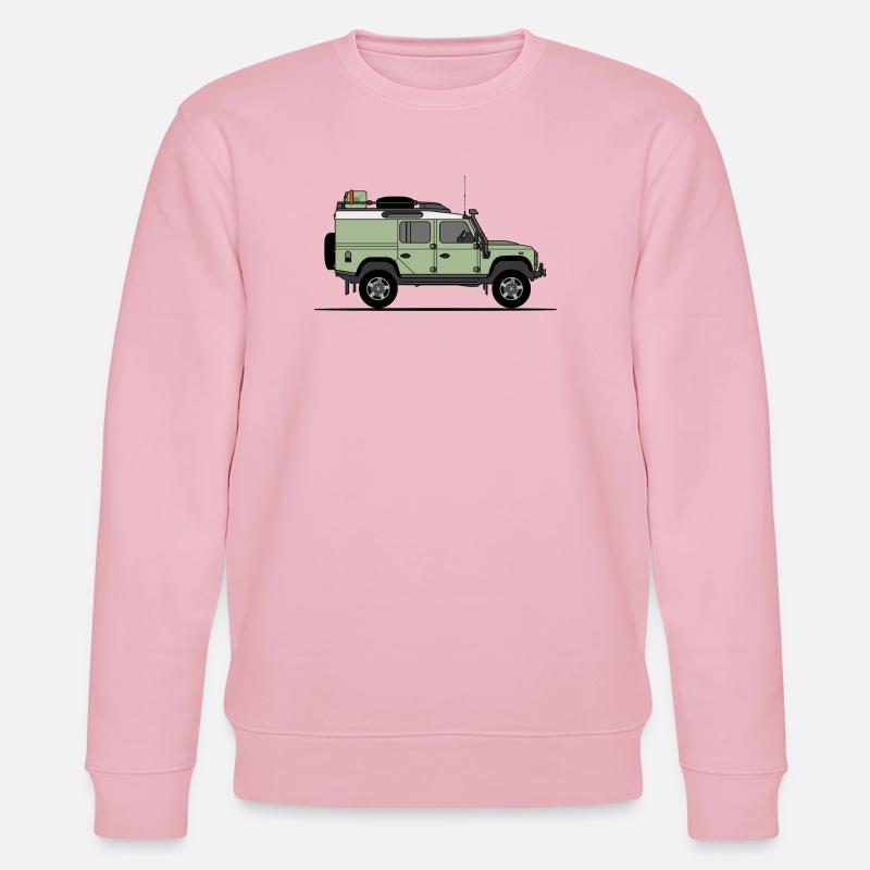 Defender 110 Offroad - Stanley/Stella Unisex Bio-Sweatshirt CHANGER  - Hellrosa