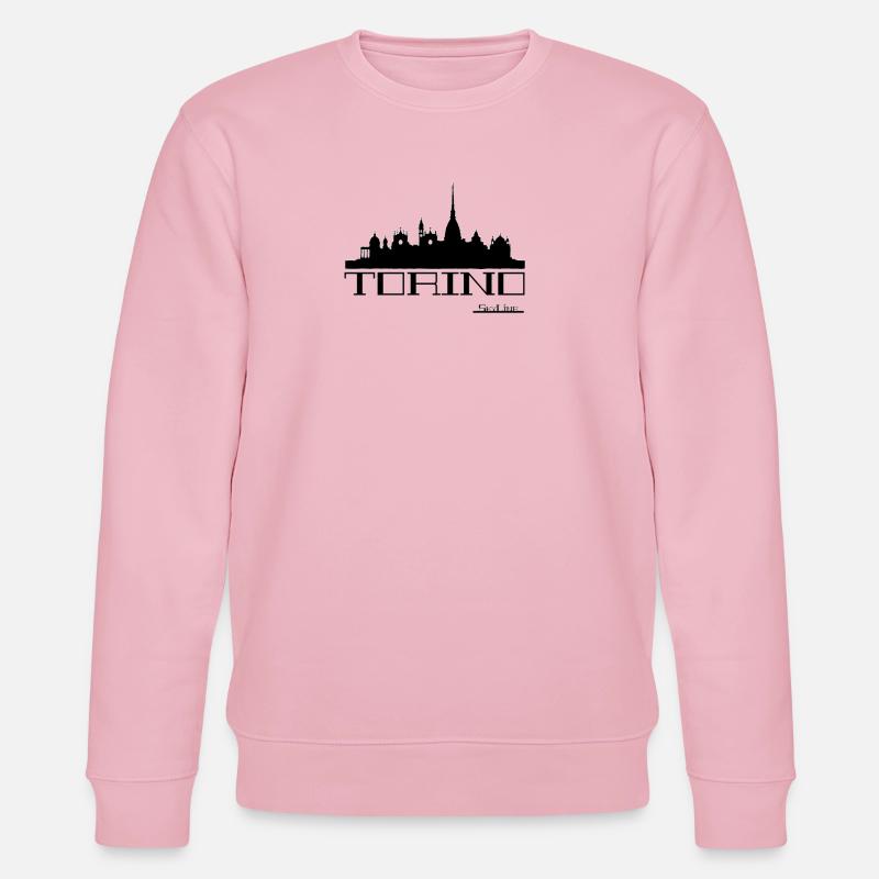 Turiner Skyline-Silhouette - Stanley/Stella Unisex Bio-Sweatshirt CHANGER  - Hellrosa