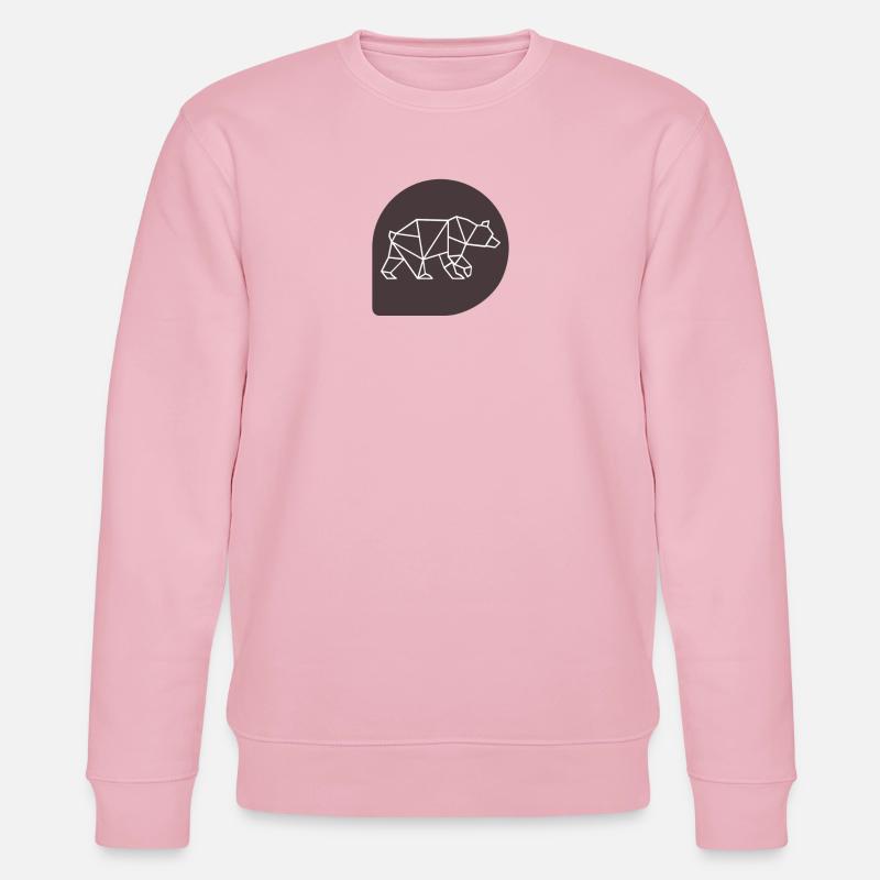 Bear, Bär - Stanley/Stella Unisex Bio-Sweatshirt CHANGER  - Hellrosa