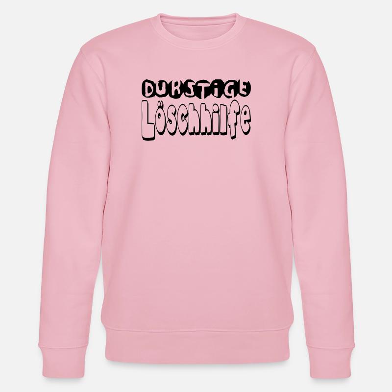 durstigelöschhilfe - Stanley/Stella Unisex Bio-Sweatshirt CHANGER  - Hellrosa