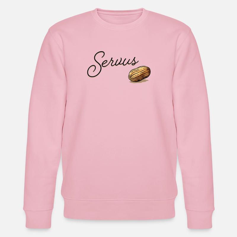Serius Mandel Script Design - Stanley/Stella CHANGER Unisex Organic Sweatshirt - cotton pink
