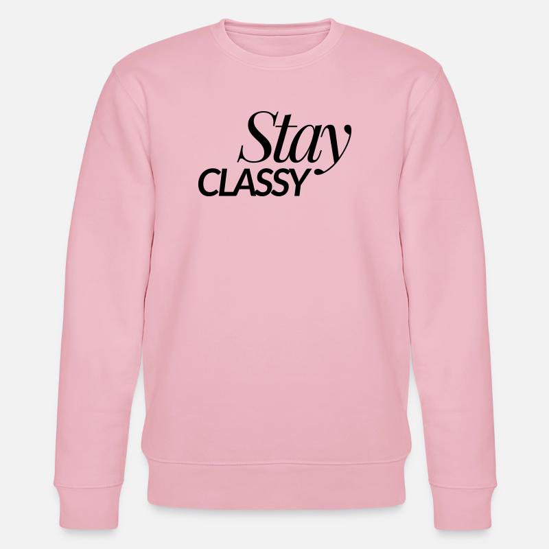 Bleiben Sie stilvoll - Stanley/Stella Unisex Bio-Sweatshirt CHANGER  - Hellrosa