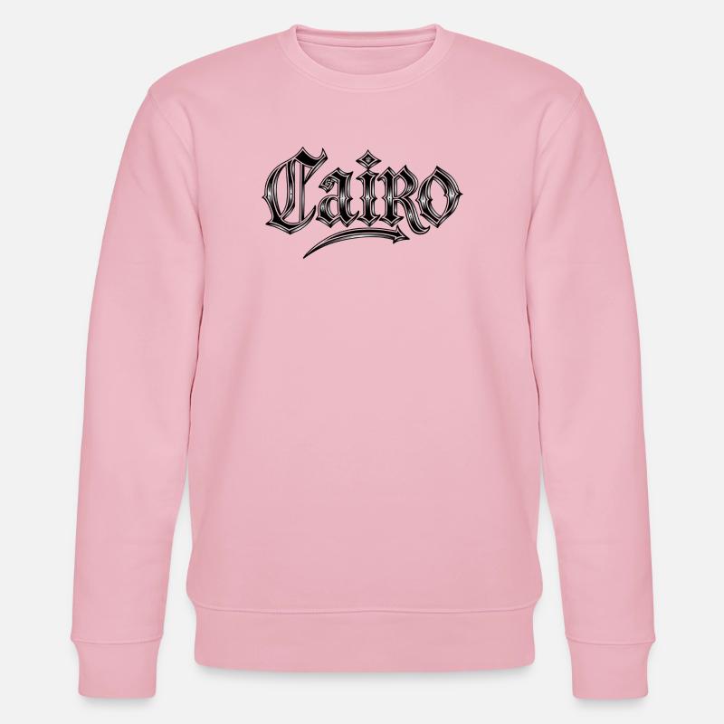 Kairo Gothic Schriftzug - Stanley/Stella Unisex Bio-Sweatshirt CHANGER  - Hellrosa