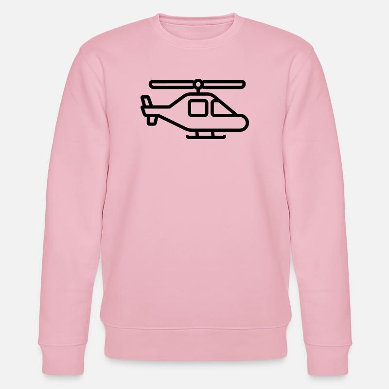 hélicoptère - Sweat bio CHANGER Stanley/Stella Unisexe - rose pâle