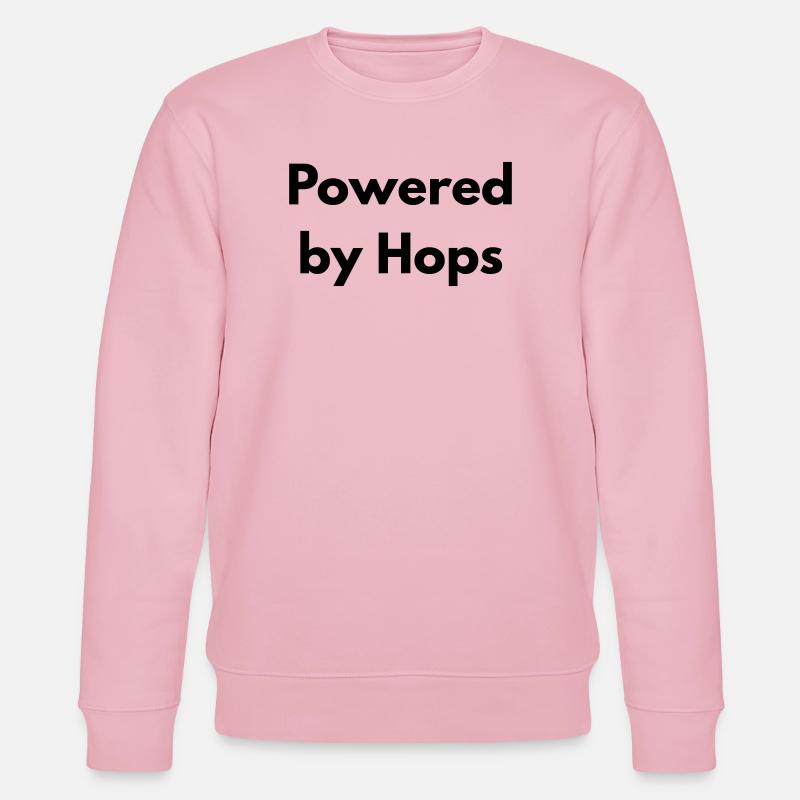 Powered by Hops - Stanley/Stella CHANGER Unisex Organic Sweatshirt - cotton pink
