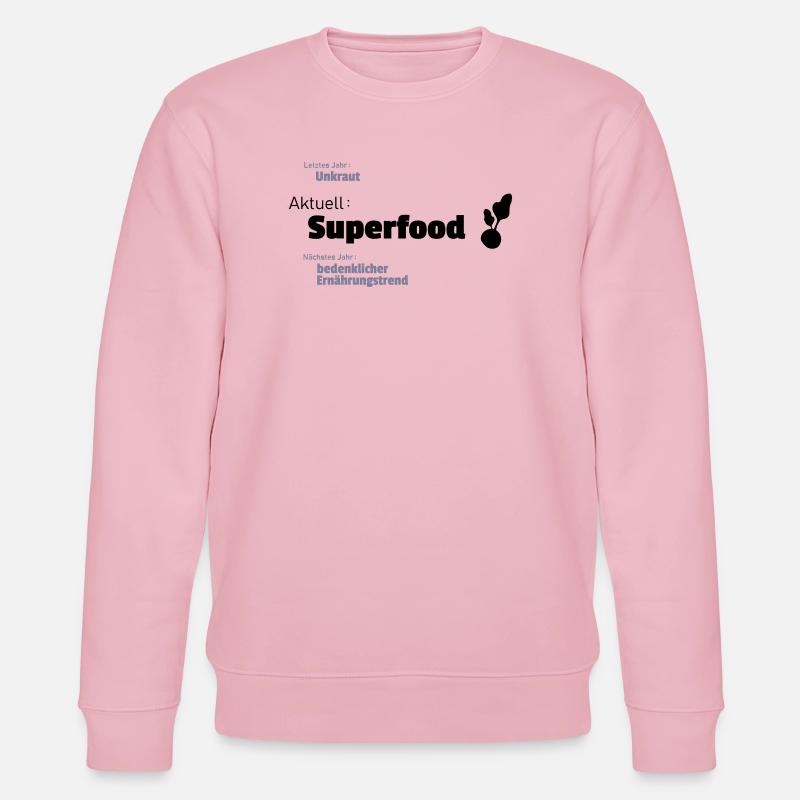 aktuelles Superfood - Stanley/Stella Unisex Bio-Sweatshirt CHANGER  - Hellrosa