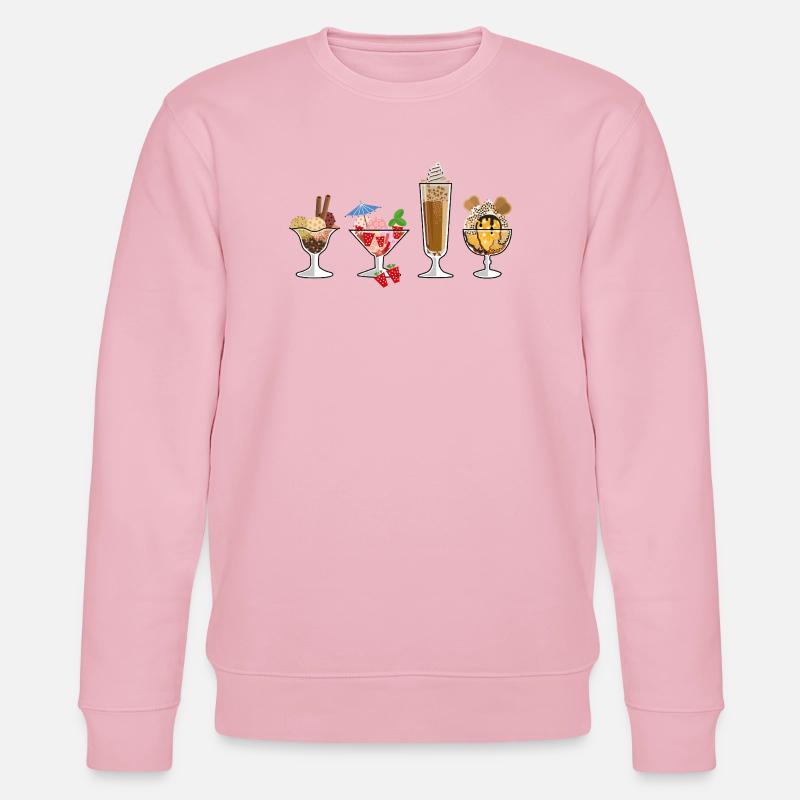 Glace, Glace - Âge glaciaire - Sweat bio CHANGER Stanley/Stella Unisexe - rose pâle