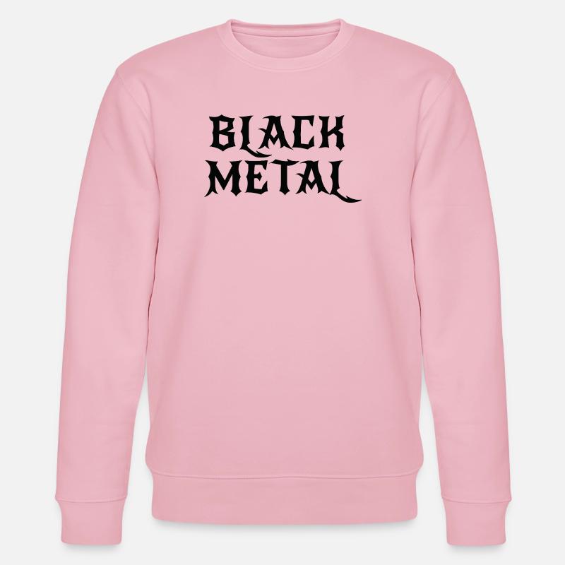 Black Metal-Logodesign - Stanley/Stella Unisex Bio-Sweatshirt CHANGER  - Hellrosa