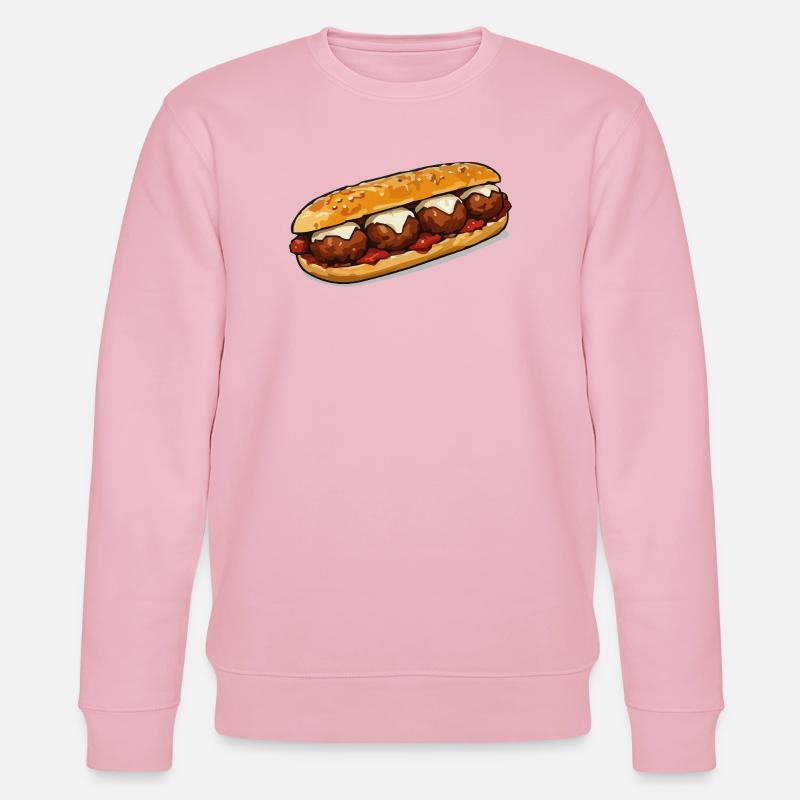 baguette-grill - Stanley/Stella Unisex Bio-Sweatshirt CHANGER  - Hellrosa