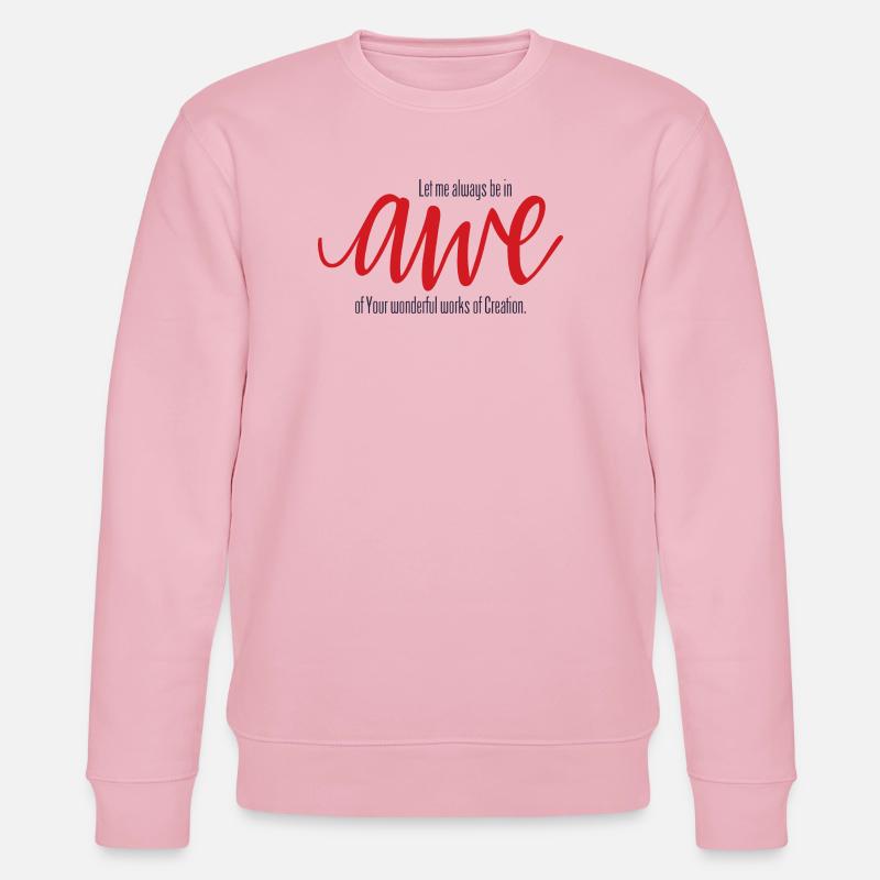 Crainte - Sweat bio CHANGER Stanley/Stella Unisexe - rose pâle