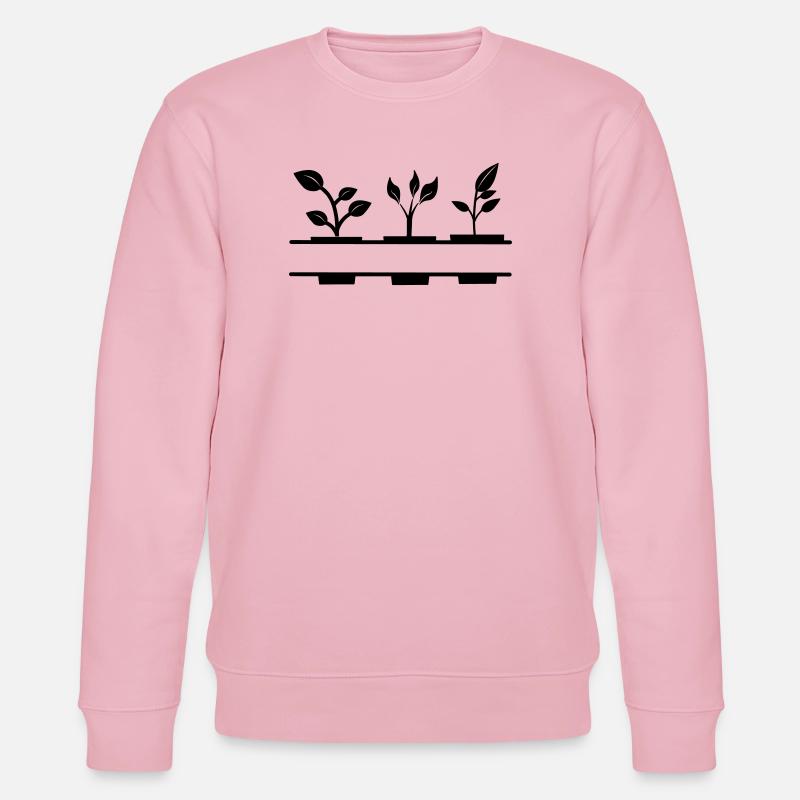 Banner-Zuschnitte - Stanley/Stella Unisex Bio-Sweatshirt CHANGER  - Hellrosa