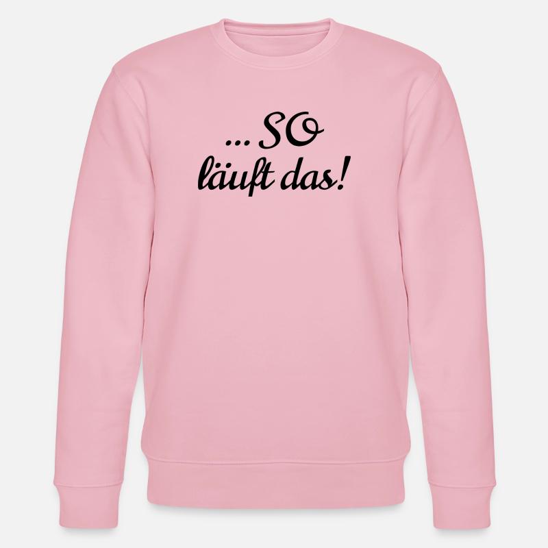 So läuft das - Stanley/Stella Unisex Bio-Sweatshirt CHANGER  - Hellrosa