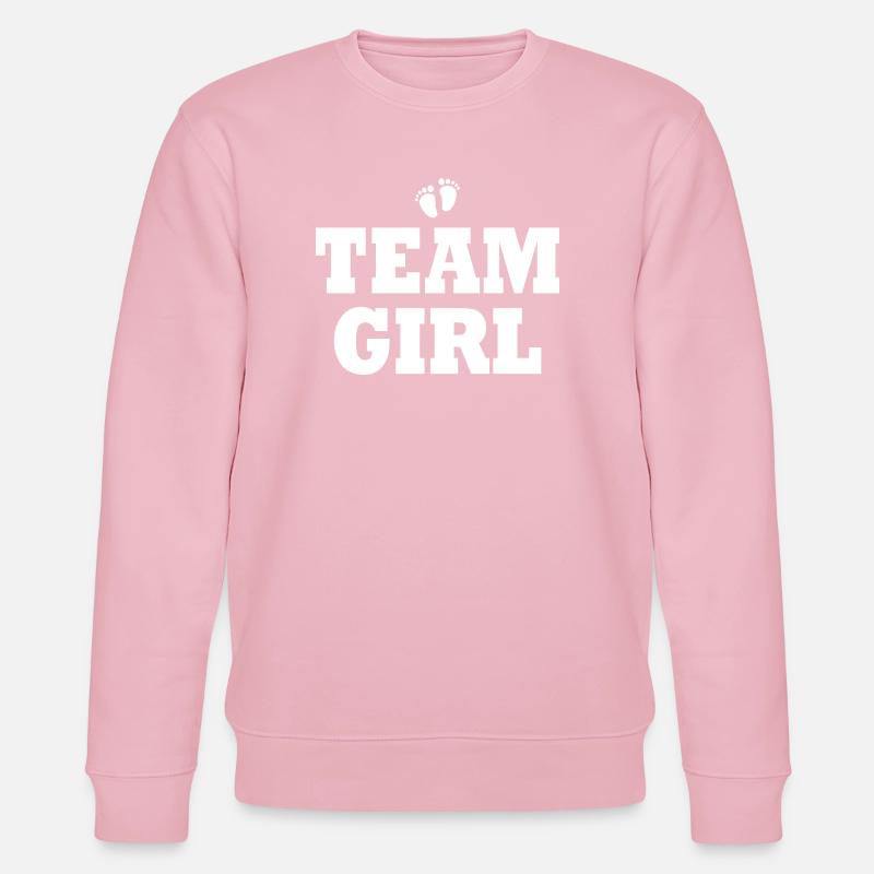Team girl - Stanley/Stella Unisex Bio-Sweatshirt CHANGER  - Hellrosa