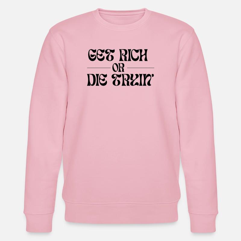 Police graphique avec des éléments tribaux - Sweat bio CHANGER Stanley/Stella Unisexe - rose pâle