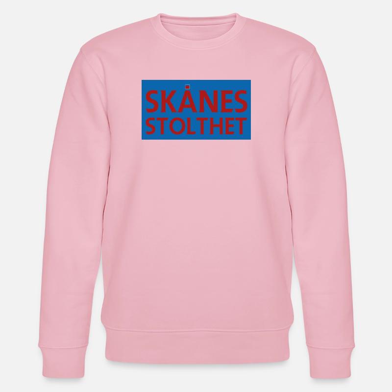 Der Stolz von Skåne - Stanley/Stella Unisex Bio-Sweatshirt CHANGER  - Hellrosa