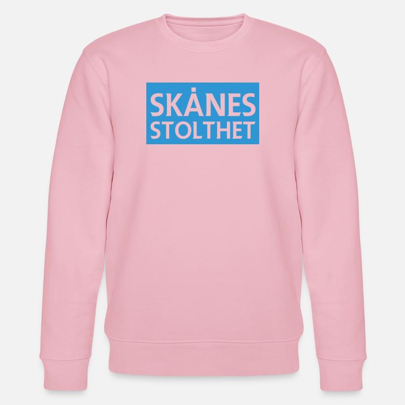 Der Stolz von Skåne - Stanley/Stella Unisex Bio-Sweatshirt CHANGER  - Hellrosa