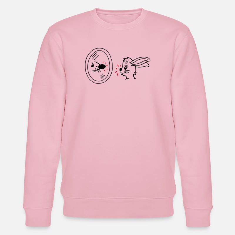 reflection - Stanley/Stella CHANGER Unisex Organic Sweatshirt - cotton pink