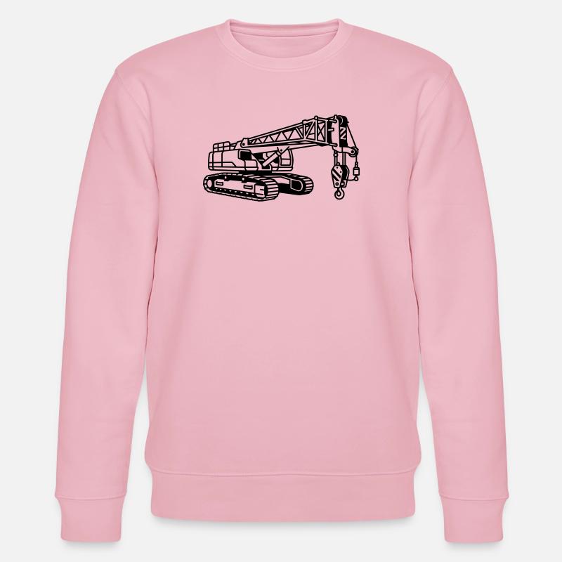 Kranmaschine - Stanley/Stella Unisex Bio-Sweatshirt CHANGER - Hellrosa