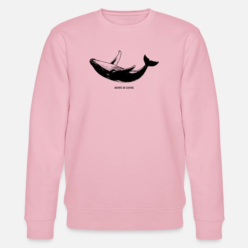 Hope is gone - schwarz - Stanley/Stella Unisex Bio-Sweatshirt CHANGER  - Hellrosa