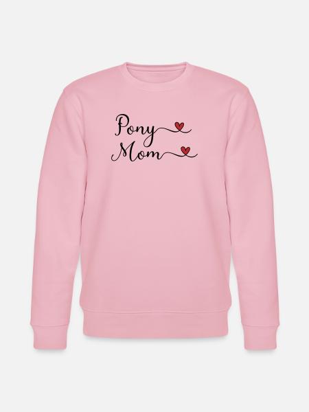 Pony Mama - Stanley/Stella Unisex Bio-Sweatshirt CHANGER - Hellrosa