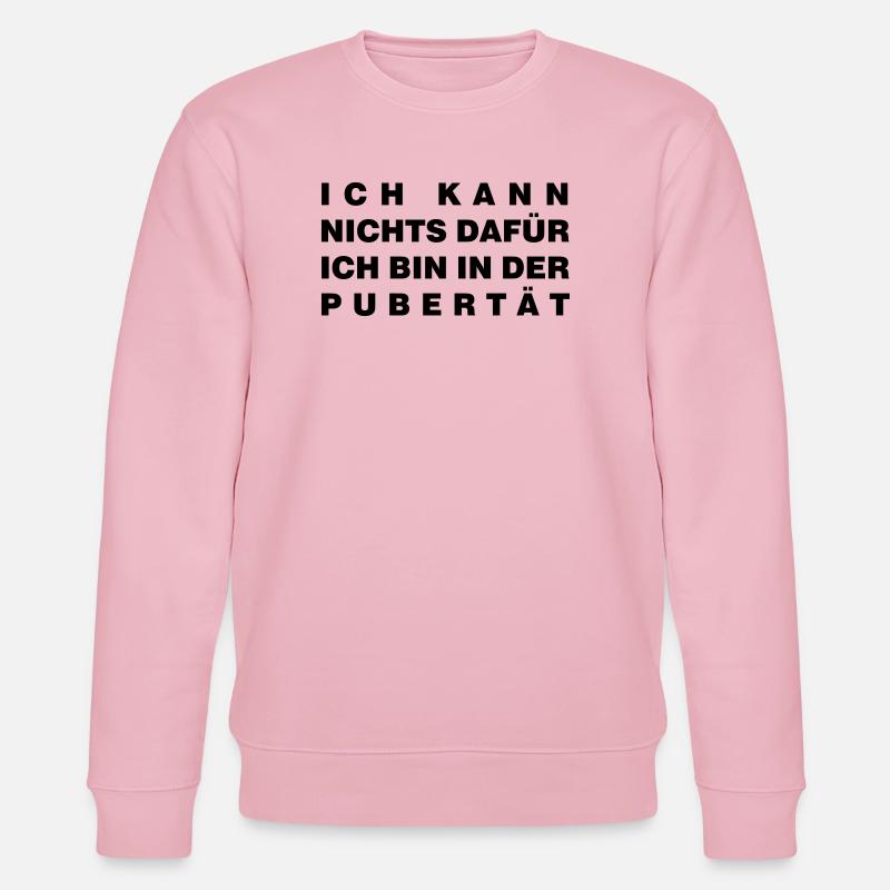 Pubertät - Stanley/Stella Unisex Bio-Sweatshirt CHANGER  - Hellrosa
