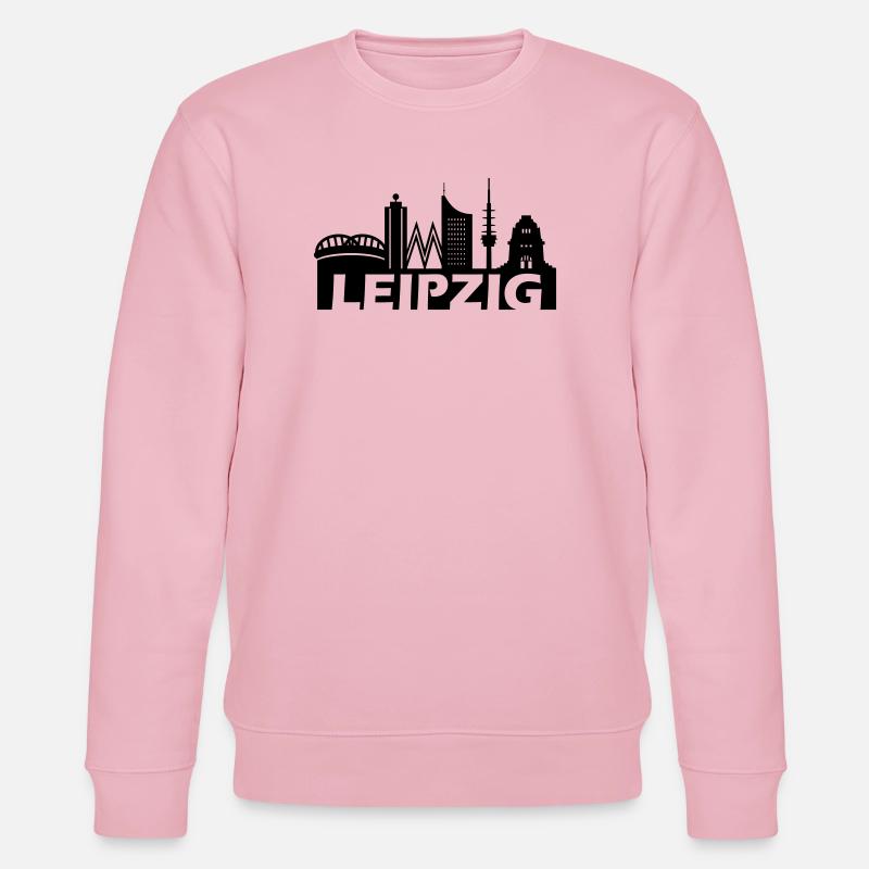Skyline Leipzig - Stanley/Stella Unisex Bio-Sweatshirt CHANGER  - Hellrosa