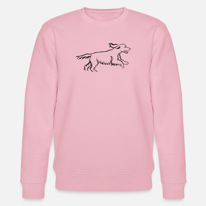 Cocker - Sweat bio CHANGER Stanley/Stella Unisexe - rose pâle