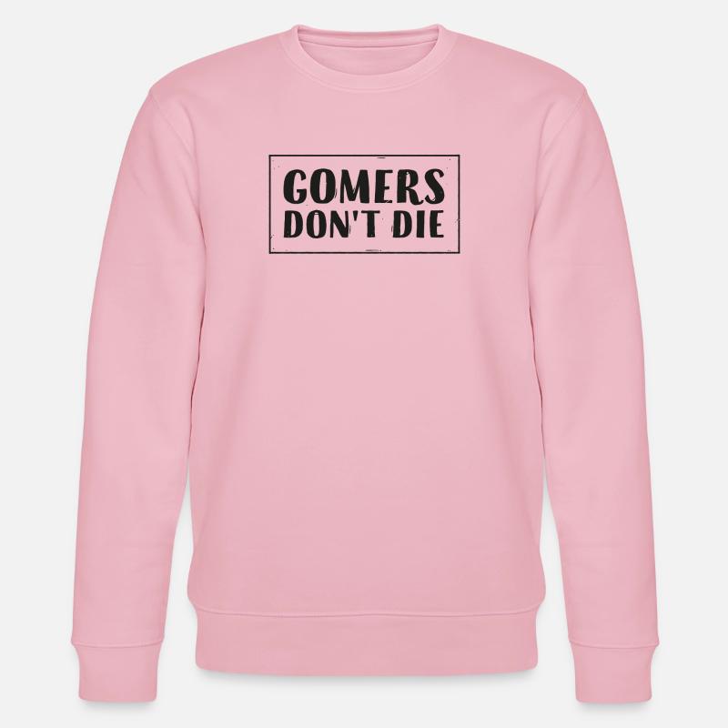 Gomers don't die - Stanley/Stella Unisex Bio-Sweatshirt CHANGER  - Hellrosa