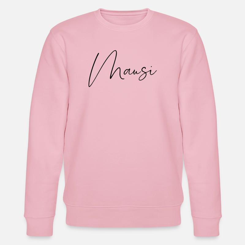 Mausi / Conception de l’écriture manuscrite - Sweat bio CHANGER Stanley/Stella Unisexe - rose pâle
