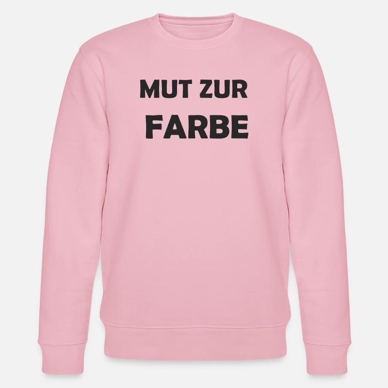 Mut zur Farbe – Farbexplosion - Stanley/Stella Unisex Bio-Sweatshirt CHANGER  - Hellrosa