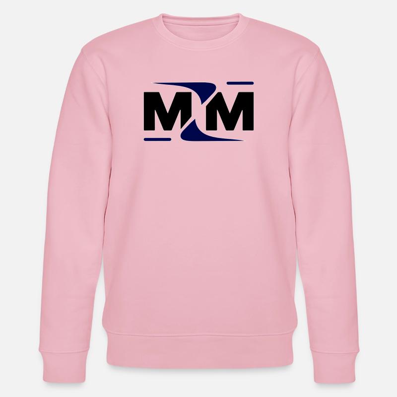 MYM Monogramm: Bold Swoosh Edition - Stanley/Stella Unisex Bio-Sweatshirt CHANGER  - Hellrosa