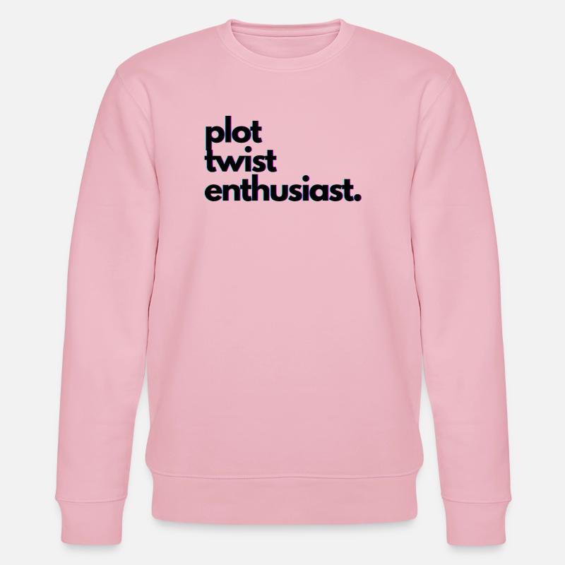 Plot_twist_enthusiast - Sweat bio CHANGER Stanley/Stella Unisexe - rose pâle