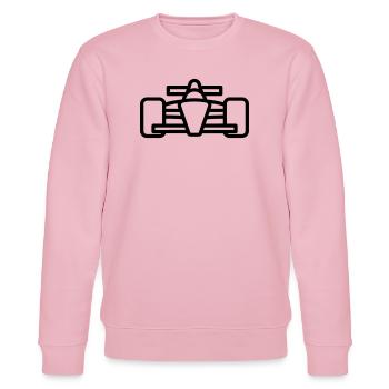 Racerbil - Stanley/Stella økologisk unisex-sweatshirt CHANGER  - lys rosa - Foran - Jaron (178cm) & Liana (172cm)