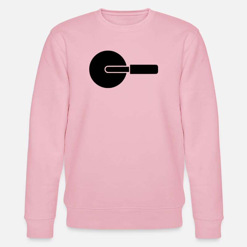 Pizzaschneider Rad Messer - Stanley/Stella Unisex Bio-Sweatshirt CHANGER  - Hellrosa