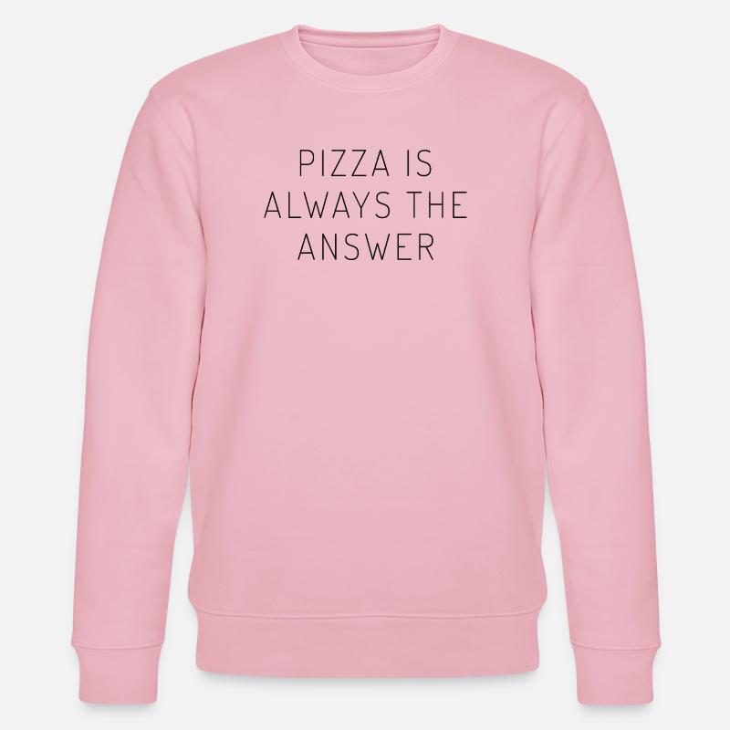 Pizza Answer - Stanley/Stella Unisex Bio-Sweatshirt CHANGER  - Hellrosa