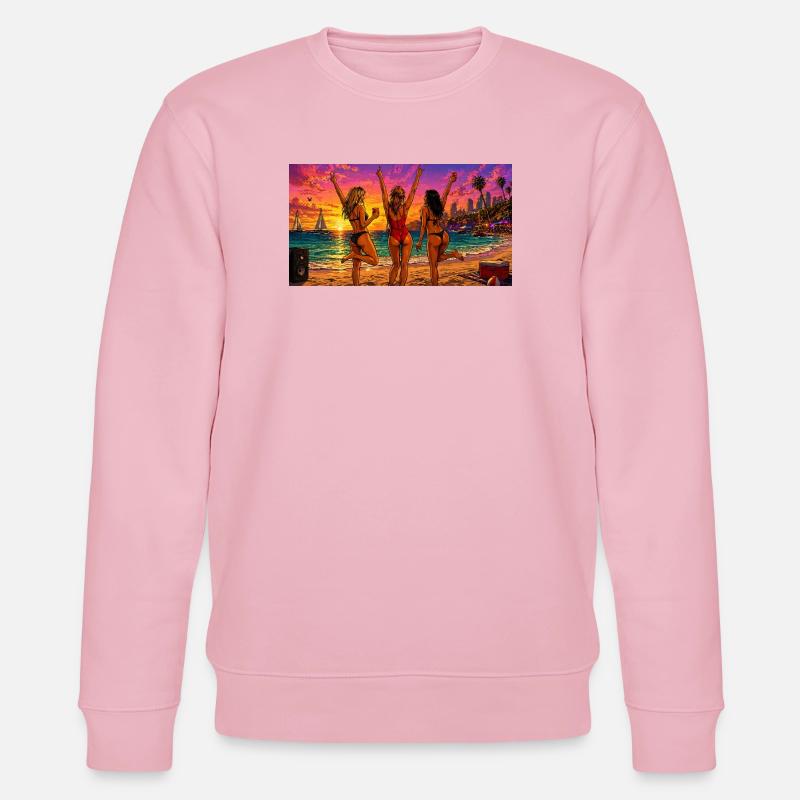 Ocean Mood - Stanley/Stella Unisex Bio-Sweatshirt CHANGER  - Hellrosa