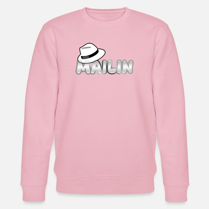 Mailin als Vorname - Stanley/Stella Unisex Bio-Sweatshirt CHANGER - Hellrosa